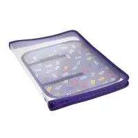 Папка для труда А4 Gummy, молния вокруг/откидная планка