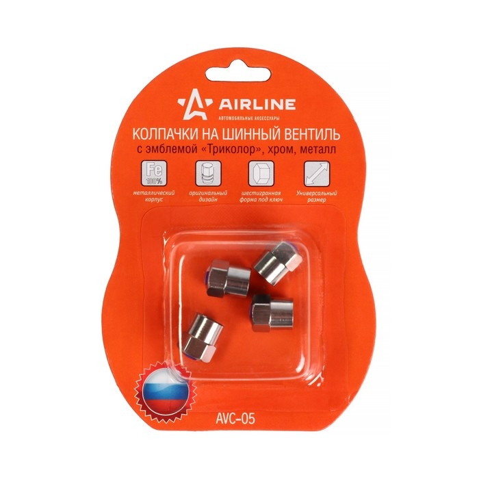 Колпачки Airline AVC-05, на шинный вентиль Колпачки Airline AVC-05, на шинный вентиль