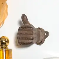 Крючок настенный &laquo;Рука - класс&raquo;, ключница декоративная, чугун, 7.5&times;3.8&times;8 см