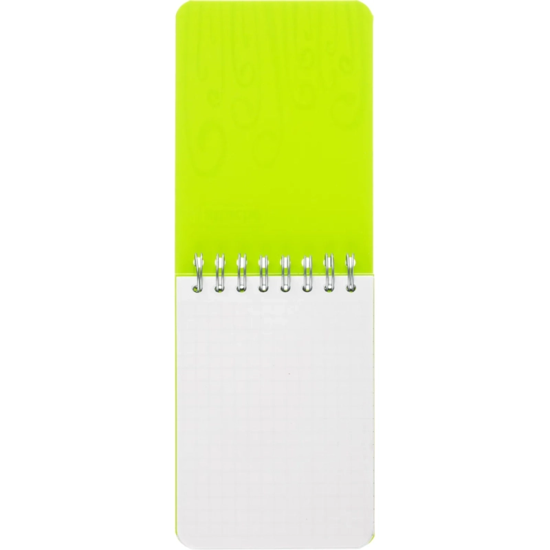 Блокнот А7,пласт обл,80л, ATTACHE FANTASY,салат