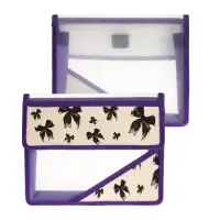 Папка для тетрадей А5 &laquo;Бантики&raquo;, клапан на липучке, 1 отделение, 230&times;190&times;50 мм