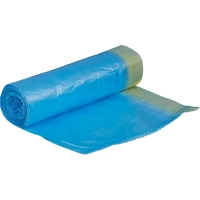 Мешки для мусора ПНД 35л 12мкм 15шт/рул синие 50х60см Luscan Bio с зав