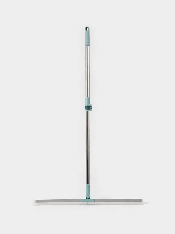 Водосгон для пола, силиконовый, поворотный сгон 60 см, черенок нержавеющая сталь 58-97 см