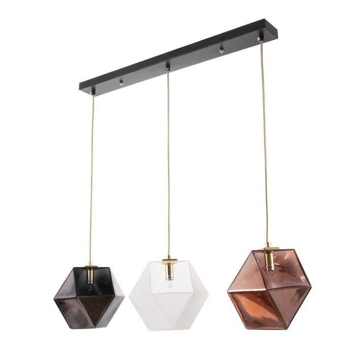 Светильник BayerLux Светильник BayerLux "Кристи" 3хG9 черный 78х20х20-100 см