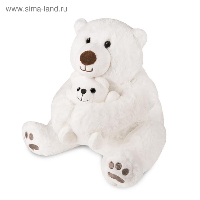 Мягкая игрушка «Медведь белый с медвежонком», 30 см Мягкая игрушка «Медведь белый с медвежонком», 30 см