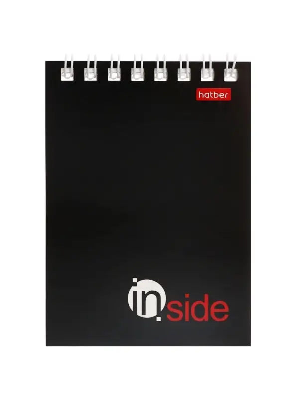 Блокнотик А7 40 л на гребне INSIDE, обл мел карт 40Б7B1 г_01622