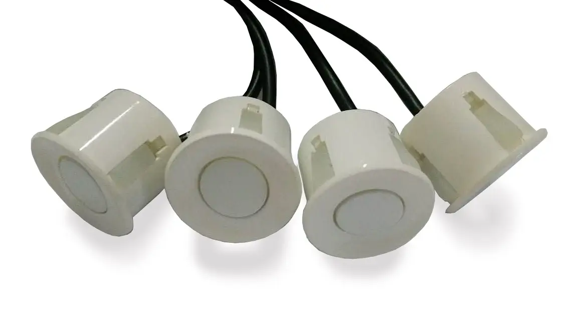 Датчик парктроника 22 мм (белый) с проводом 2,5м AVS PS-22 (1 шт.)