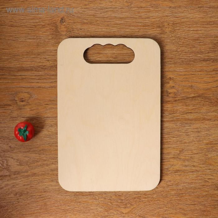 Доска разделочная  Доска разделочная "Правила дома, любви и уюта", дерево, 18х27 см