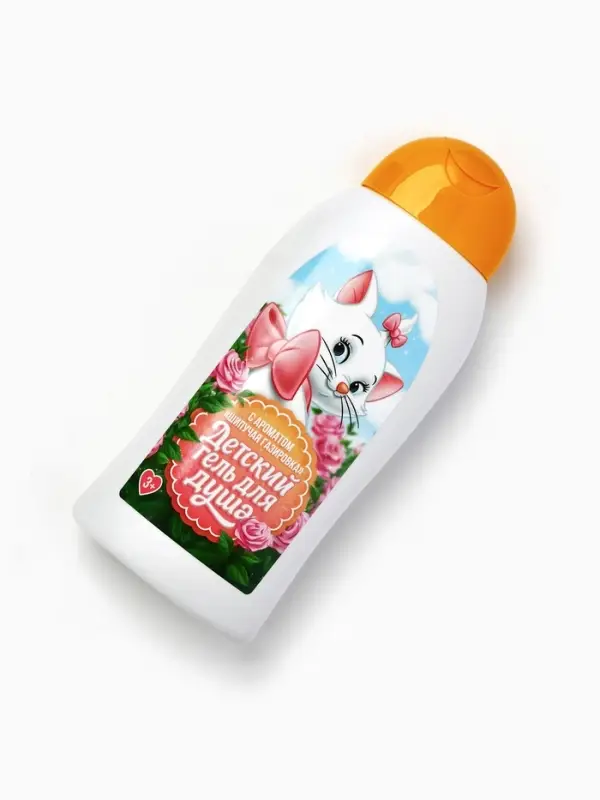 Детский гель для душа, аромат: шипучая газировка, 300 мл, &laquo;Кошечка&raquo;