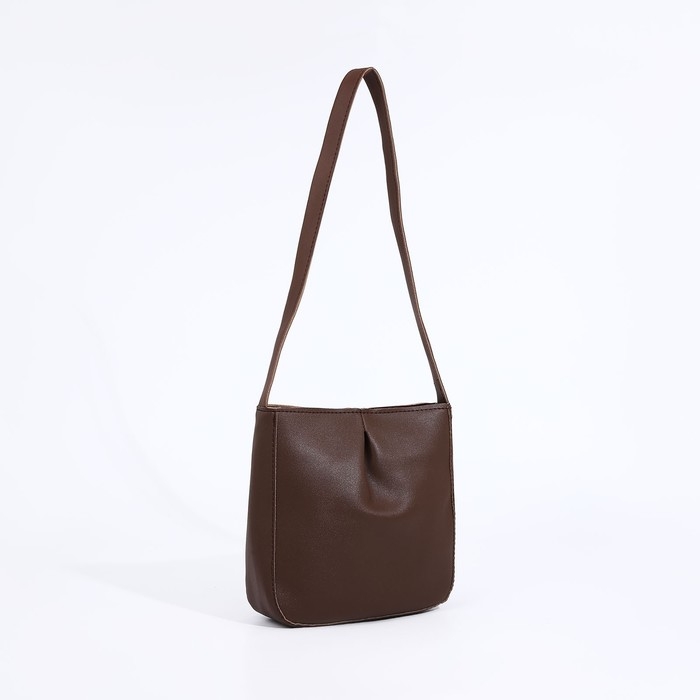 Сумка кросс-боди на молнии, цвет коричневый Сумка кросс-боди на молнии, цвет коричневый