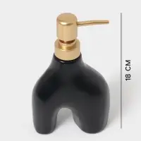 Набор аксессуаров для ванной &laquo;Равновесие&raquo;, 4 предмета, мыльница, дозатор для мыла, 2 стакана