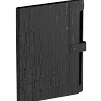 Папка А4 Your Way, 12 отделений, 600 мкм, на кнопке, чёрная