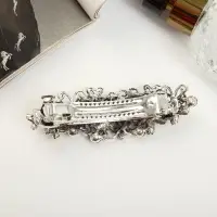 Заколка - автомат для волос &laquo;Синий туман&raquo;, цветочки, 9 см