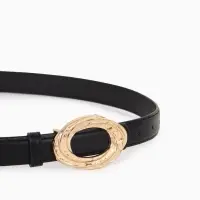 Ремень жен 04-01-01-04, Июнь2513, 2,4*0,3*110 см, без винта, пряж золото, гвоздик, черный Ремень жен 04-01-01-04, Июнь2513, 2,4*0,3*110 см, без винта, пряж золото, гвоздик, черный