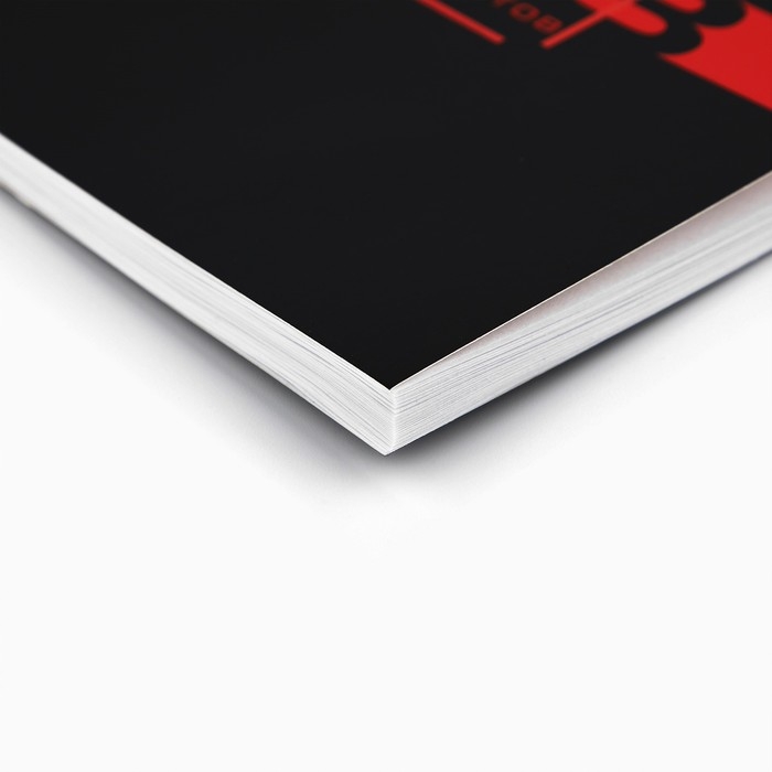 Альбом для рисования 48 листов на пружине А4 &laquo;Черный фон&raquo;