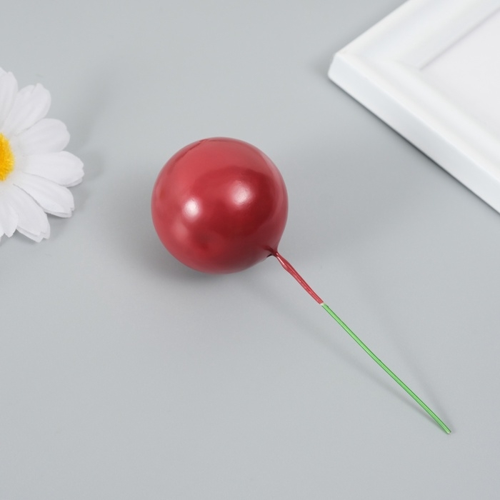 Декор для творчества Декор для творчества "Шарики" d=2; 3; 3,5 и 4 см набор 20 шт, бордо