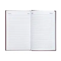 Ежедневник датир 2026г А5 168л б/вин, Бордо Ежедневник датир 2026г А5 168л б/вин, Бордо