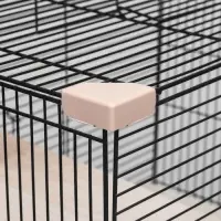 Клетка для шиншиллы &laquo;Пижон&raquo; №10, разборная, 58&times;40&times;88, бежевая