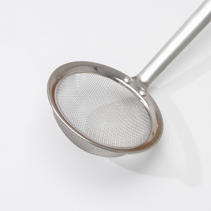 Сито Доляна Steel, для снятия пены, 31×8 см