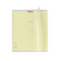 Тетрадь 12 листов в линейку, ErichKrause &laquo;Классика. CoverPro&raquo;, пластиковая обложка, МИКС