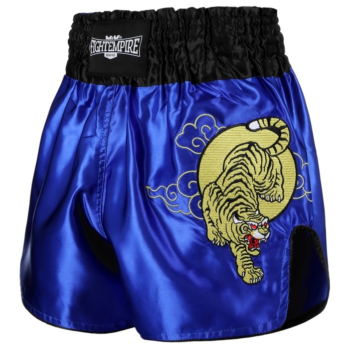 Шорты для тайского бокса FIGHT EMPIRE, р. M, цвет синий