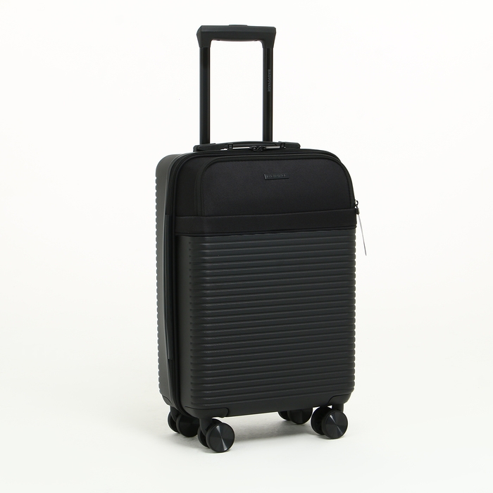 Чемодан малый 39 л (S) Bagvoyage, отдел на молнии, кодовый замок, 4 колеса, цвет чёрный Чемодан малый 39 л (S) Bagvoyage, отдел на молнии, кодовый замок, 4 колеса, цвет чёрный