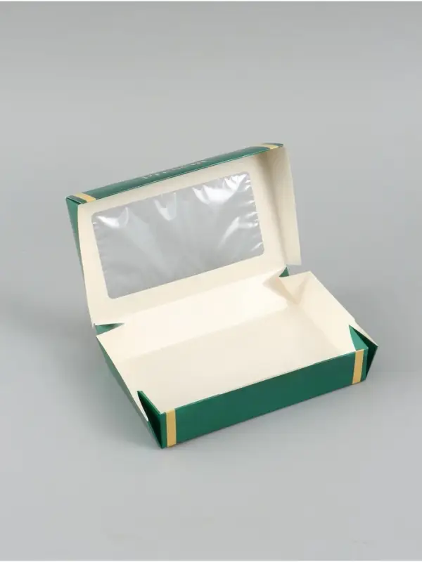 Коробка подарочная складная &laquo;Подарок&raquo;, 20&times;12&times;4 см, с окном