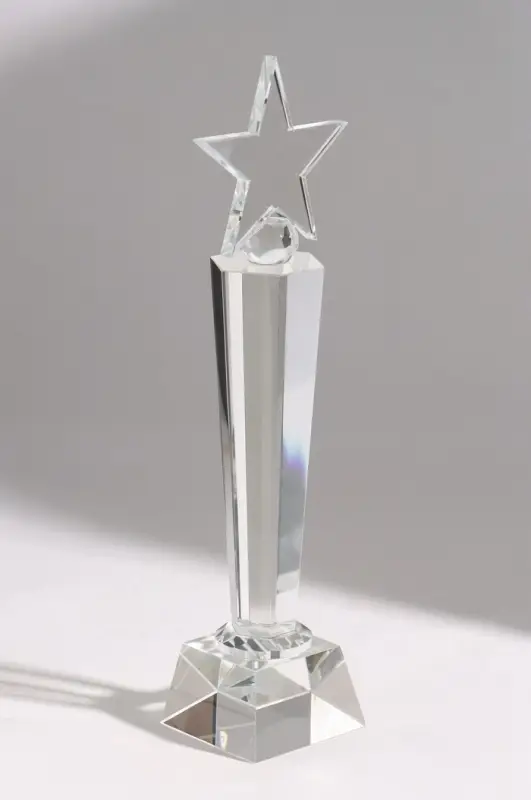 Стела стеклянная &laquo;Звезда&raquo;, 10&times;9.5 см