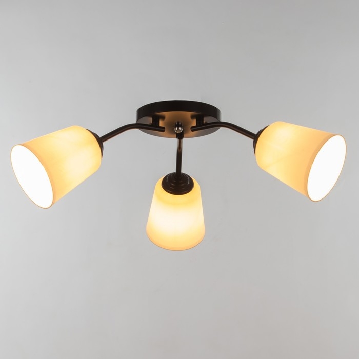 Люстра Люстра "Онлайн" (цилиндр) 3х15Вт Е27 МОДЕЛЬ: BR 00230 черный/белый