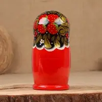 Матрёшка дерево &laquo;Галина&raquo;, хохлома, 5-кукольная, 19 см