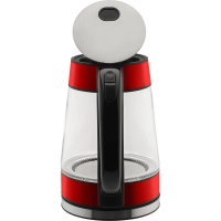 Чайник электрический SCARLETT SC-EK27G79, стекло, 2200Вт, 1.7л, красный