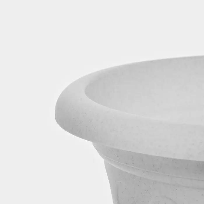 Вазон для цветов &laquo;Колывань&raquo;, 5.3 л, d=30 см, h=24 см, мраморный