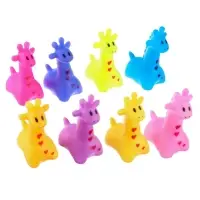 Резиновая игрушка для ванны Крошка Я &laquo;Жирафик&raquo;, 7 см, с пищалкой, МИКС