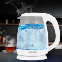 Чайник HYK-G2001 1.8л. 2200Вт белый