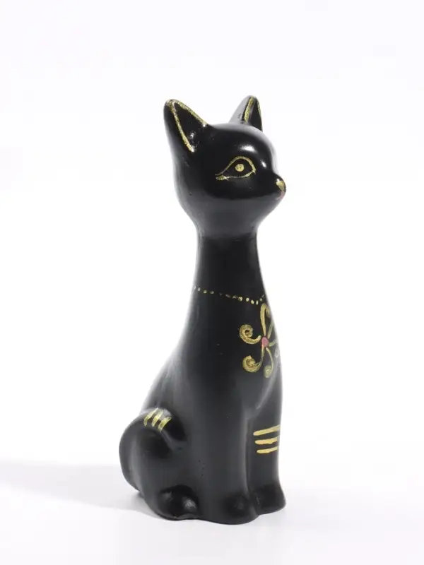 Фигурка декоративная &laquo;Кошка-Нефертити&raquo;, 6.5&times;18 см, чёрная