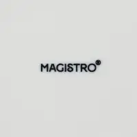 Блюдце фарфоровое Magistro «Сюита», d=15.6 см, цвет белый