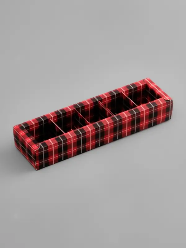 Коробка под 5 конфет с ячейками &laquo;Счастливого Нового года!&raquo; 21&times;3&times;5.5 см