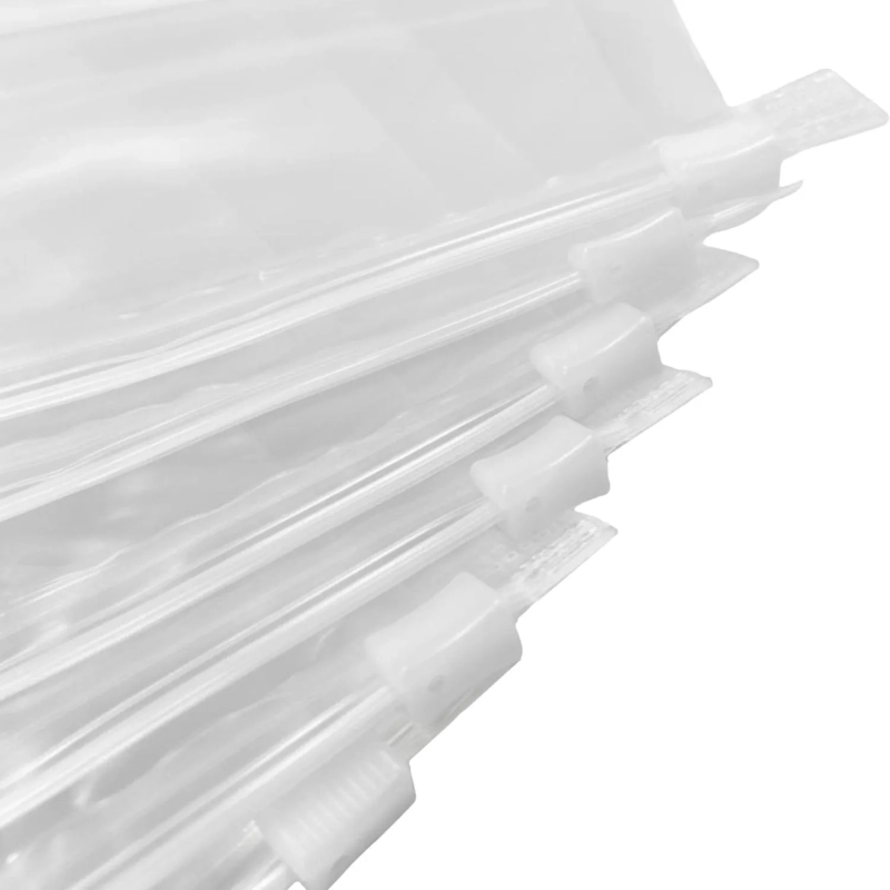 Пакет с замком слайдер EVA прозрачный 60 мкм 10х15, 50 шт/уп