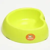 Миска &laquo;Сердце&raquo;, 400 мл, 26.5&times;25&times;8 см, пластик, зелёная