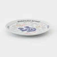 Тарелка 240 мм мелкая "Его тарелка"