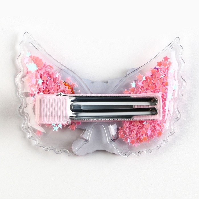 Заколка для волос с шейкером «Малыш чиби», 6 х 4.5 см Заколка для волос с шейкером «Малыш чиби», 6 х 4.5 см