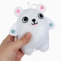 Игрушка - мочалка детская &laquo;Белый мишка&raquo; Крошка Я