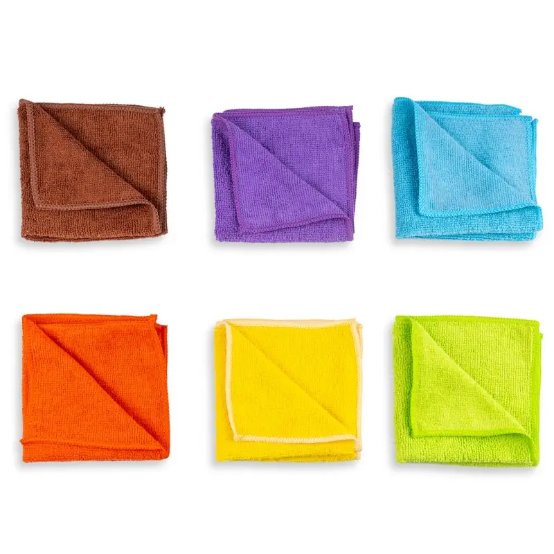 16 Набор салфеток экономичный для полировки и очистки AVS MF-6122 (микроф.- 6шт, 25х25см)