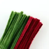 Синельная проволока 100 шт.,30&times;0.8 см, боровая, и, зелёная
