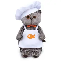 Мягкая игрушка &laquo;Басик шеф-повар&raquo;, 19 см