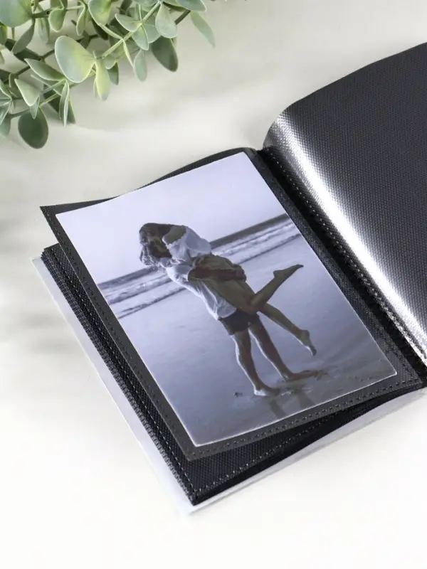 Фотоальбом "Флора" 36ф 10X15см, ПП карм.,мягкая обложка, черные страницы