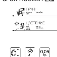 Семена цветов Обриета "Кемпбелл", ц/п,  крупноцветковая, 0,05 г Семена цветов Обриета "Кемпбелл", ц/п,  крупноцветковая, 0,05 г