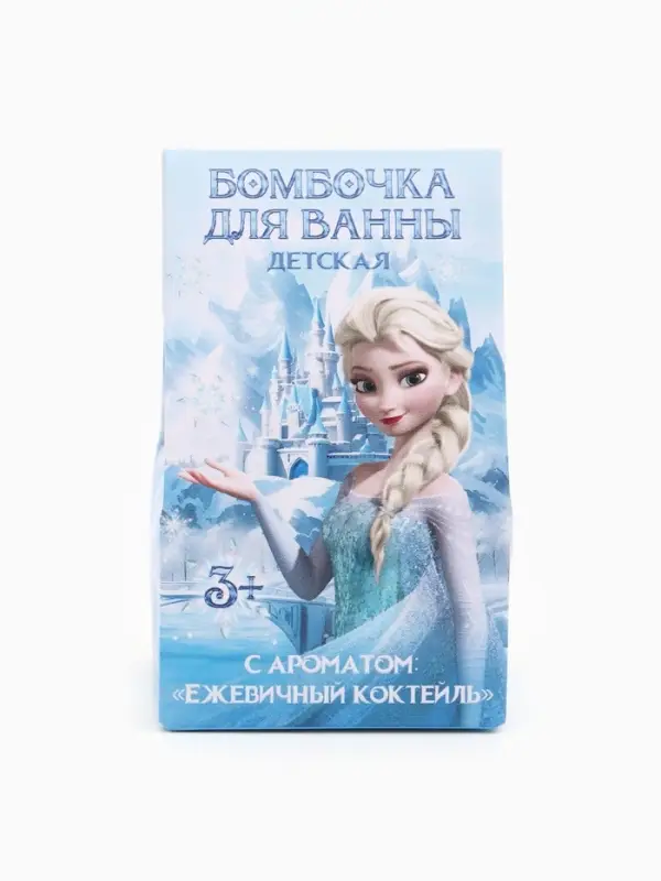 Бомбочка для ванны 40г в коробке, детская, Зимняя принцесса