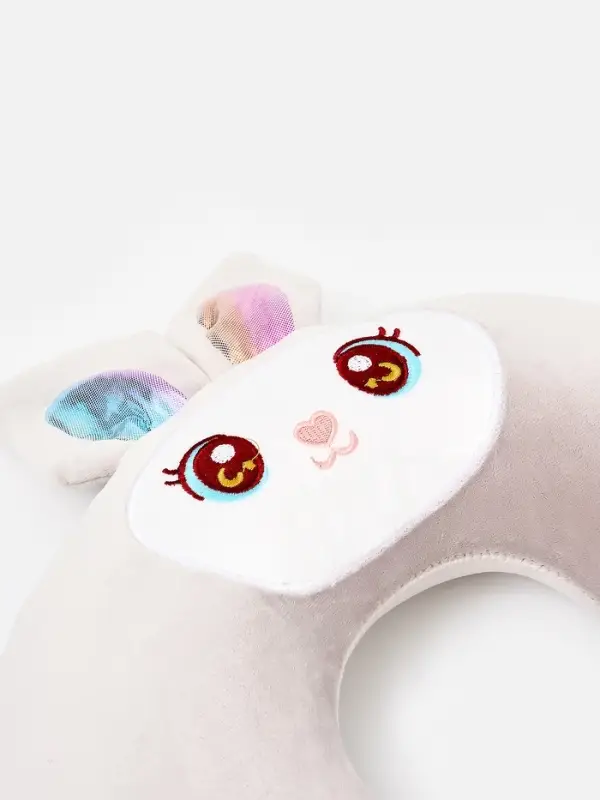 Мягкая игрушка - антистресс подголовник "Зайка" 35 см