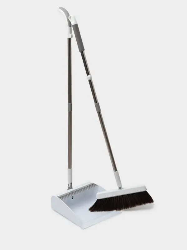 Комплект для уборки, совок 26&times;25&times;97 см, щётка 25&times;96 см